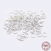 925 Sterling Silver Saw Cut Open Jump Rings STER-F036-02S-0.8x4mm-4