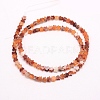 Natural Carnelian/Red Agate Bead Strands G-J365-08-2