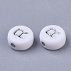 Plating Acrylic Beads PACR-R243-04R-2