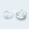 Natural Howlite Cabochons G-G760-B01-02-2