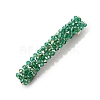 Glass Beaded Hair Barrettes PW-WG60883-12-1