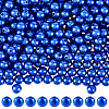 Spray Painted ABS Plastic Imitation Pearl Beads OACR-PA0001-38B-01-1