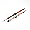 PU Leather Cord Bracelet Making MAK-TAC0002-04EB-04-2