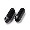 Natural Obsidian Double Terminal Pointed Pendants G-C007-02B-07-3