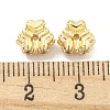 Brass Micro Pave Clear Cubic Zirconia Charms KK-Z044-04G-3