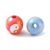 Printed Opaque Acrylic Beads OACR-Z013-28-2