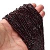 Natural Garnet Beads Strands G-RM2025-32B-01-1