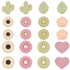 20Pcs 10 Styles Silicone Focal Beads SIL-PA0001-17-7