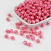 Faceted Colorful Eco-Friendly Poly Styrene Acrylic Round Beads SACR-K001-8mm-65-2