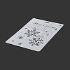 Creative Christmas Plastic Drawing Stencil X-DIY-L007-09-2