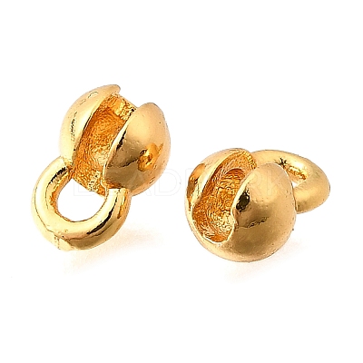 Brass Bead Tips KK-D374-01G-1