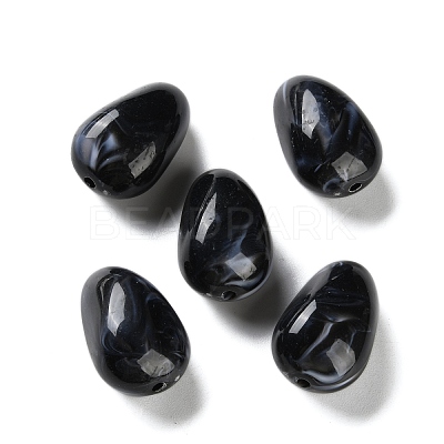 Opaque Acrylic Beads OACR-M015-06-1