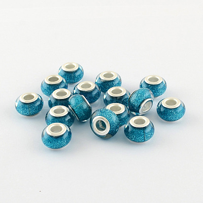 Large Hole Resin European Beads OPDL-R118-01B-1