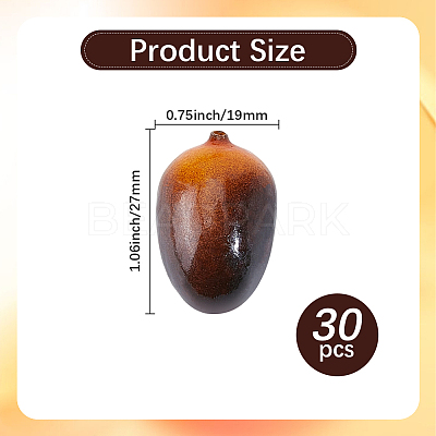 Foam Chinese Olive Display Decoration DJEW-GF0001-90B-1