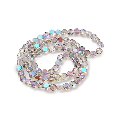 Electroplate Glass Beads Strands EGLA-C010-01A-HR02-1