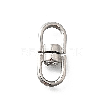 304 Stainless Steel Swivel Clasps STAS-U051-03E-P-1