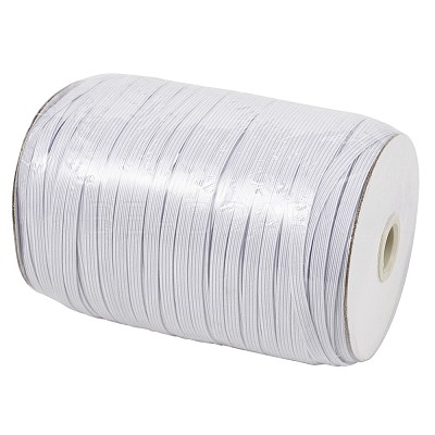 3/8 inch Flat Braided Elastic Rope Cord EC-R030-8mm-01-1