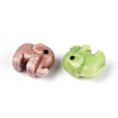 Handmade Porcelain Ceramic Beads PORC-T133-27M-1