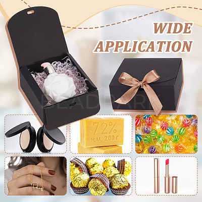 Square Cardboard Paper Jewelry Gift Boxes CBOX-WH0003-35B-1