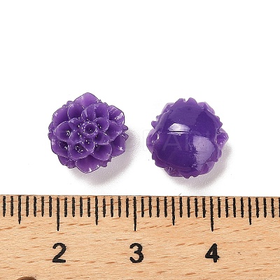 Synthetic Coral 3D Flower Rose Beads CORA-L046-A04-1
