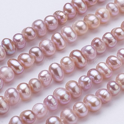 Natural Cultured Freshwater Pearl Beads Strands PEAR-F004-04-1