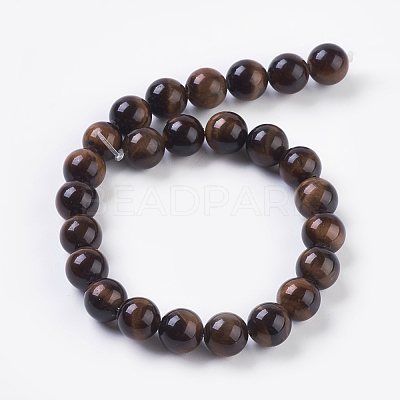 Natural Red Tiger Eye Beads Strands X-G-C076-8mm-1D-1