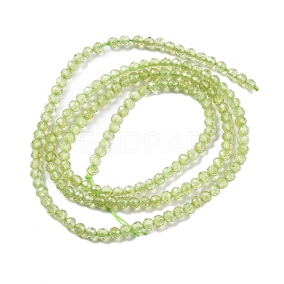 Natural Peridot Beads Strands X-G-B107-A06-01A-1