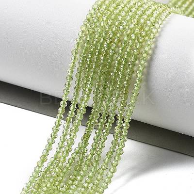 Natural Peridot Beads Strands G-B107-A06-01A-1