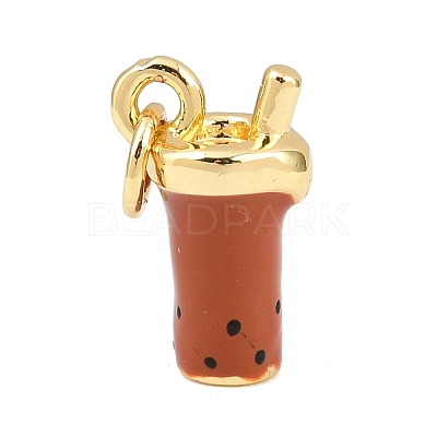 Brass Enamel Pendants KK-B168-01G-02-1