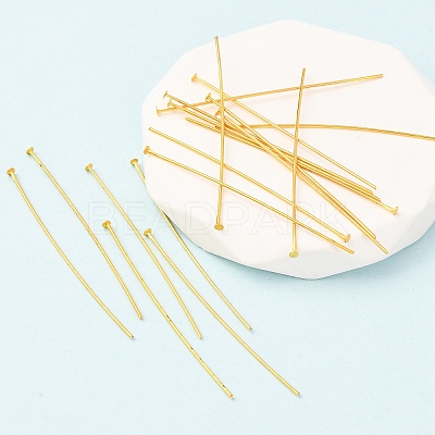 Brass Flat Head Pins HP5.0cmCY-G-1