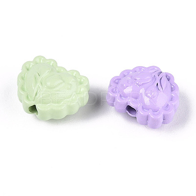 Baking Paint Alloy Beads PALLOY-T090-66-1