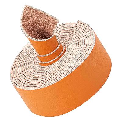 Flat Microfiber Imitation Leather Cord LC-WH0006-07B-05-1