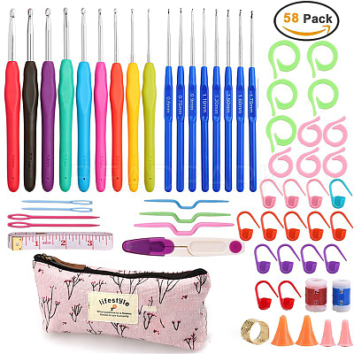 DIY Crochet Tool Sets SENE-PW0003-100A-1