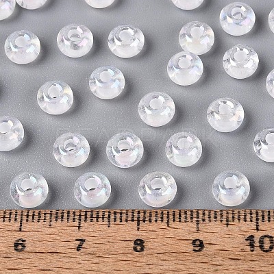 FGB Inside Colours Transparent Glass Seed Beads SEED-T009-01L-1