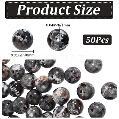 50Pcs Natural Fluorescent Syenite Rock(Glow under UV Light) Beads G-PA0002-37-1