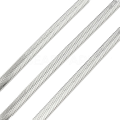 Brass Herringbone Chains CHC-C011-02P-1