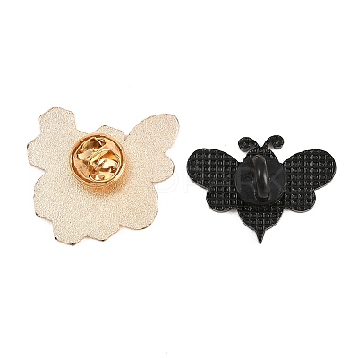 4Pcs 4 Style Creative Zinc Alloy Brooches JEWB-LS0001-45A-1