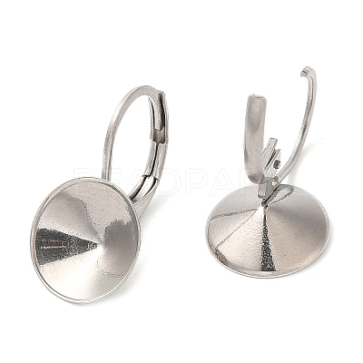 Tarnish Resistant 304 Stainless Steel Leverback Earring Findings STAS-R123-15P-1