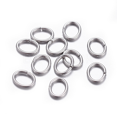 Tarnish Resistant 304 Stainless Steel Open Jump Rings STAS-F221-40P-L-1