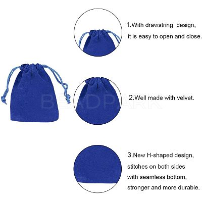 Rectangle Velvet Pouches TP-NB0001-02-1