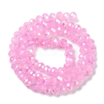 Baking Electroplate Glass Beads Strands LS-DGLA-A039-J10mm-B18-1