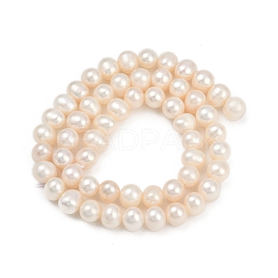 Natural Cultured Freshwater Pearl Beads Strands PEAR-I007-07X-13A-1