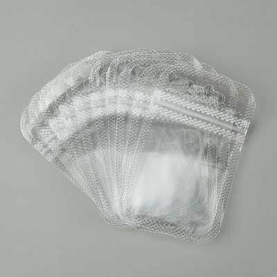30Pcs Transparent Plastic Resealable Packaging Bags OPP-FS0001-06A-1