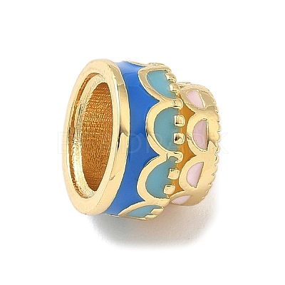 Brass Enamel Pendants KK-L239-045G-03-1