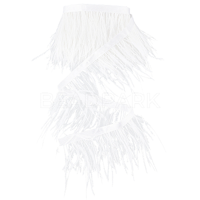 2 Yards Fashion Ostrich Feather Cloth Strand Costume Accessories FIND-GF0003-42B-1