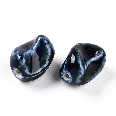 Handmade Porcelain Beads PORC-N008-06B-1