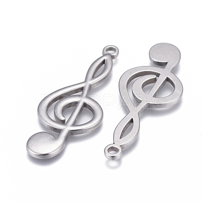Non-Tarnish 304 Stainless Steel Pendants STAS-F249-40P-1
