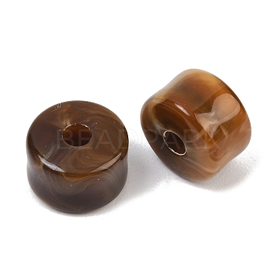 Opaque Acrylic Imitation Gemstone Beads AC-CBA3EFE-02N-1