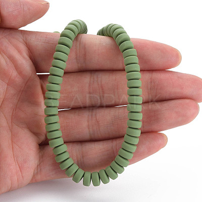 Handmade Polymer Clay Beads Strands CLAY-N008-105-1