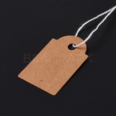 Kraft Paper Tags AJEW-C019-01-1